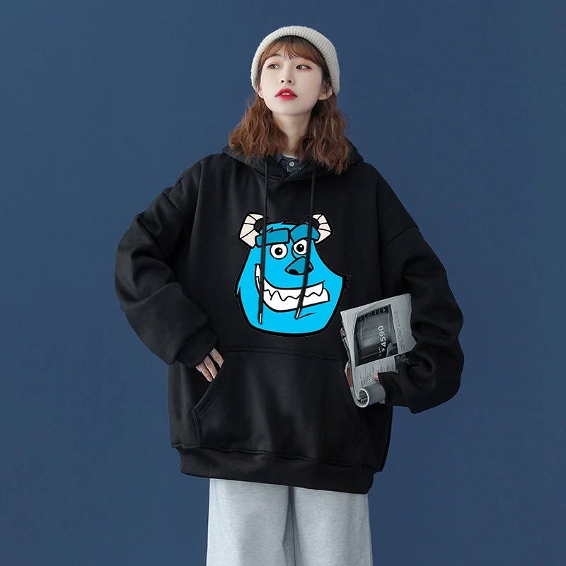 

Disney Monster University Sullivan Mike Hoodie Sweatshirt Men's and Women's Fashion Casual Student Street Clothing Hoodie