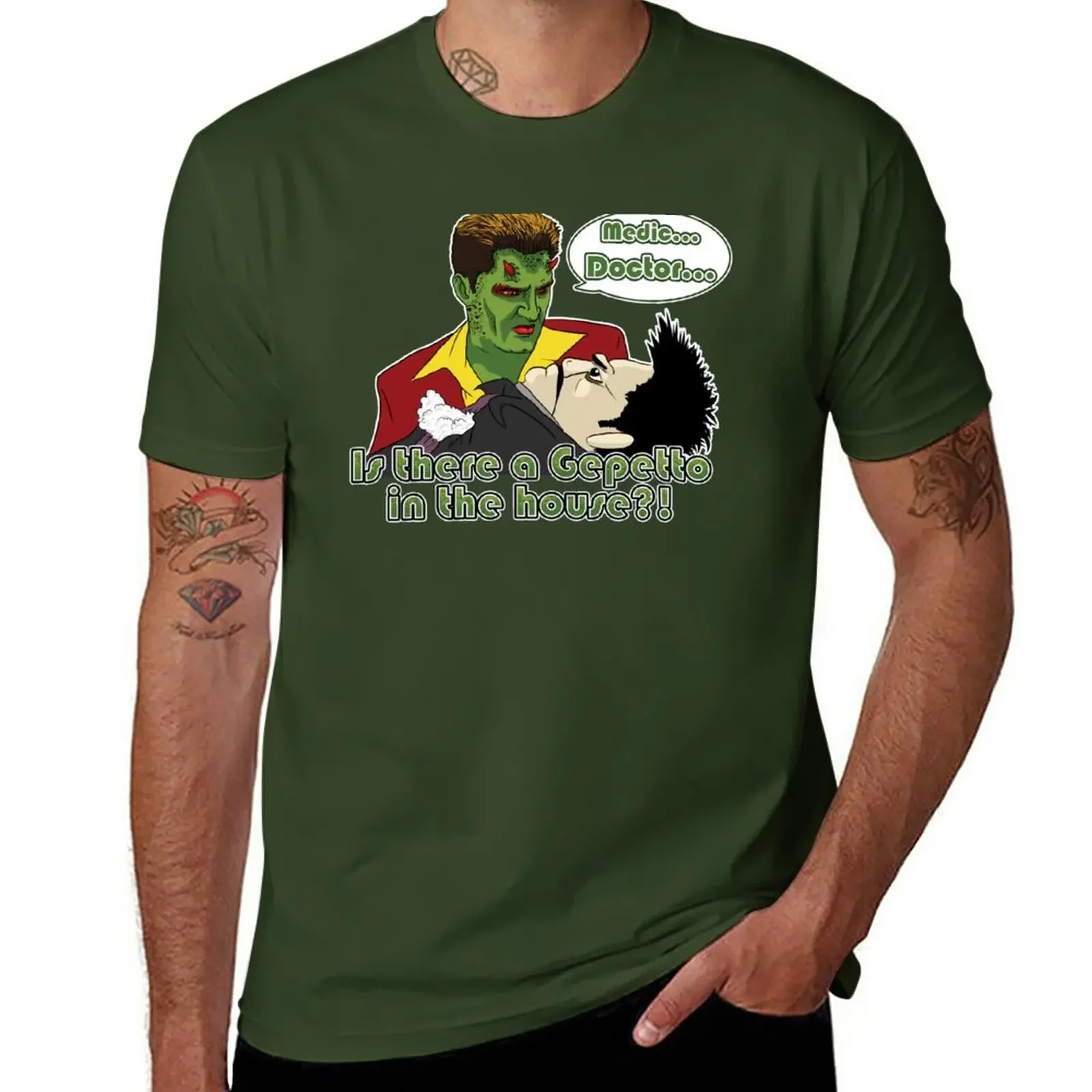 

Angel - Is There a Gepetto in the House! (Buffy) T-Shirt Short sleeve tee sweat mens graphic t-shirts pack