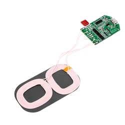 Dual Coil 15W Wireless Charging Module with Type - C Interface (Type - C)