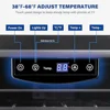 20 Bottle Wine Fridge Cooler 38-65℉ Glass Door Under Counter Freestanding Eco-friendly -Free Wine Refrigerator Dual Design Dorm 3