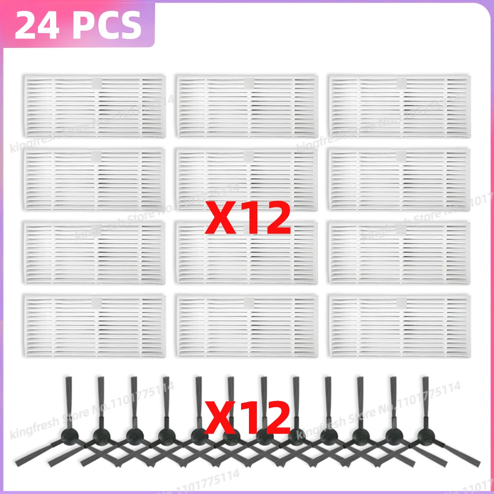 Kit De Filtres HEPA Pour Aspirateur Grundig VCH9130 - Compatible Beko, 2 Filtres + Brosse, Neuf
