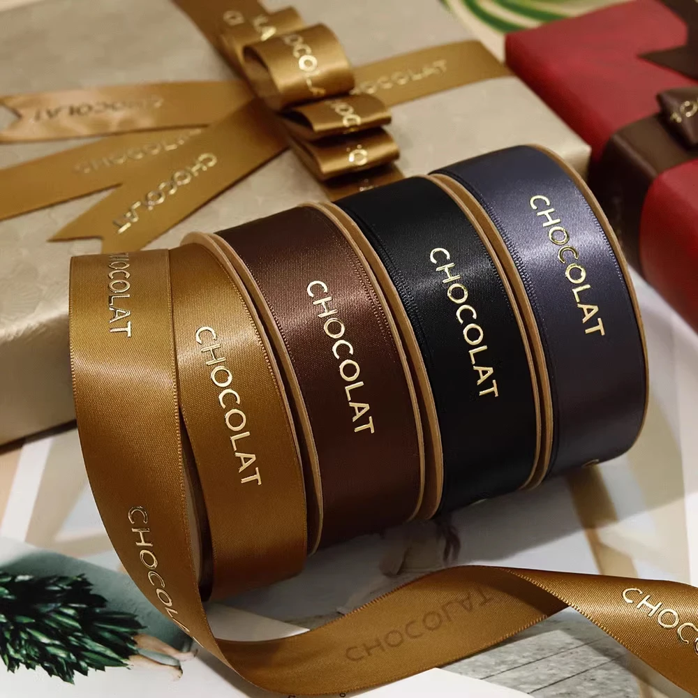 Nastro Personalizzato In Poliestere 100 Metri Con Nome Stampato, Largo 10 Mm, Per Confezioni Regalo E Decorazioni Nozze