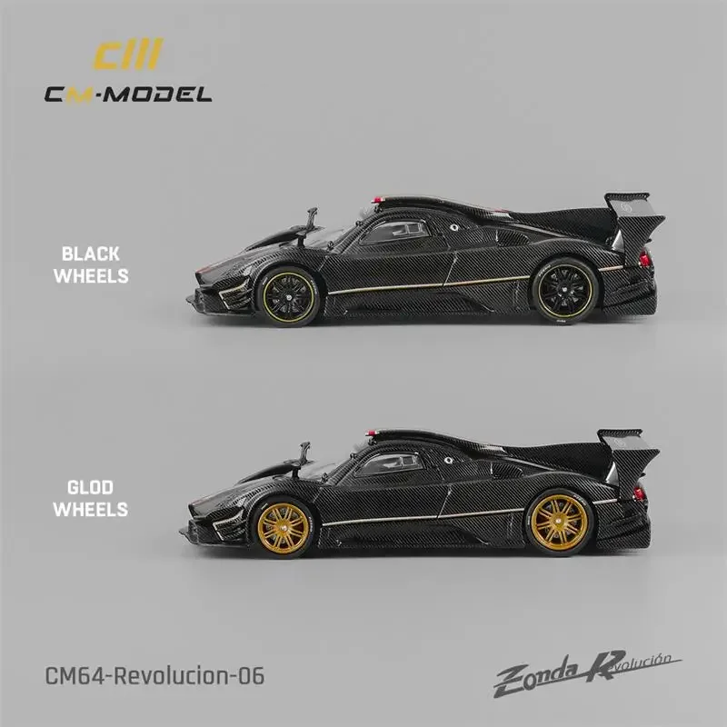 

Модель радиоуправляемого автомобиля Pagani Zonda R Evolucion, модель 1:64, полностью углеродистая, Черная