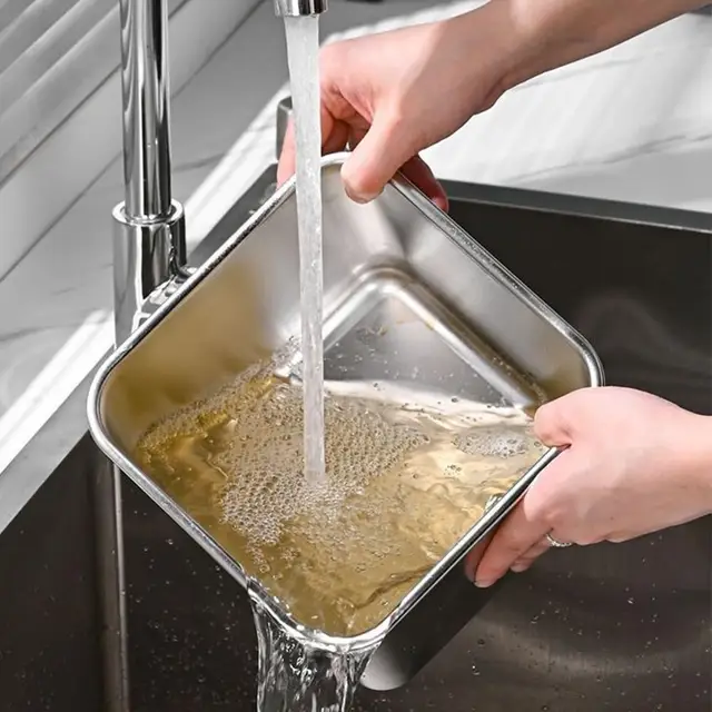 Contenitori per la conservazione dell'olio da cucina in acciaio 2025 Coperchi ermetici quadrati per uso alimentare Set di barattoli di spezie per la cottura di condimenti 5