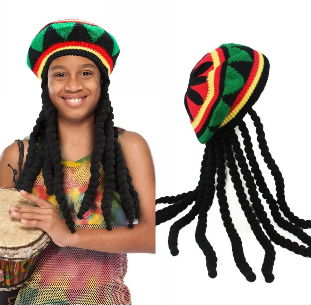 jamaica hatt med dreads