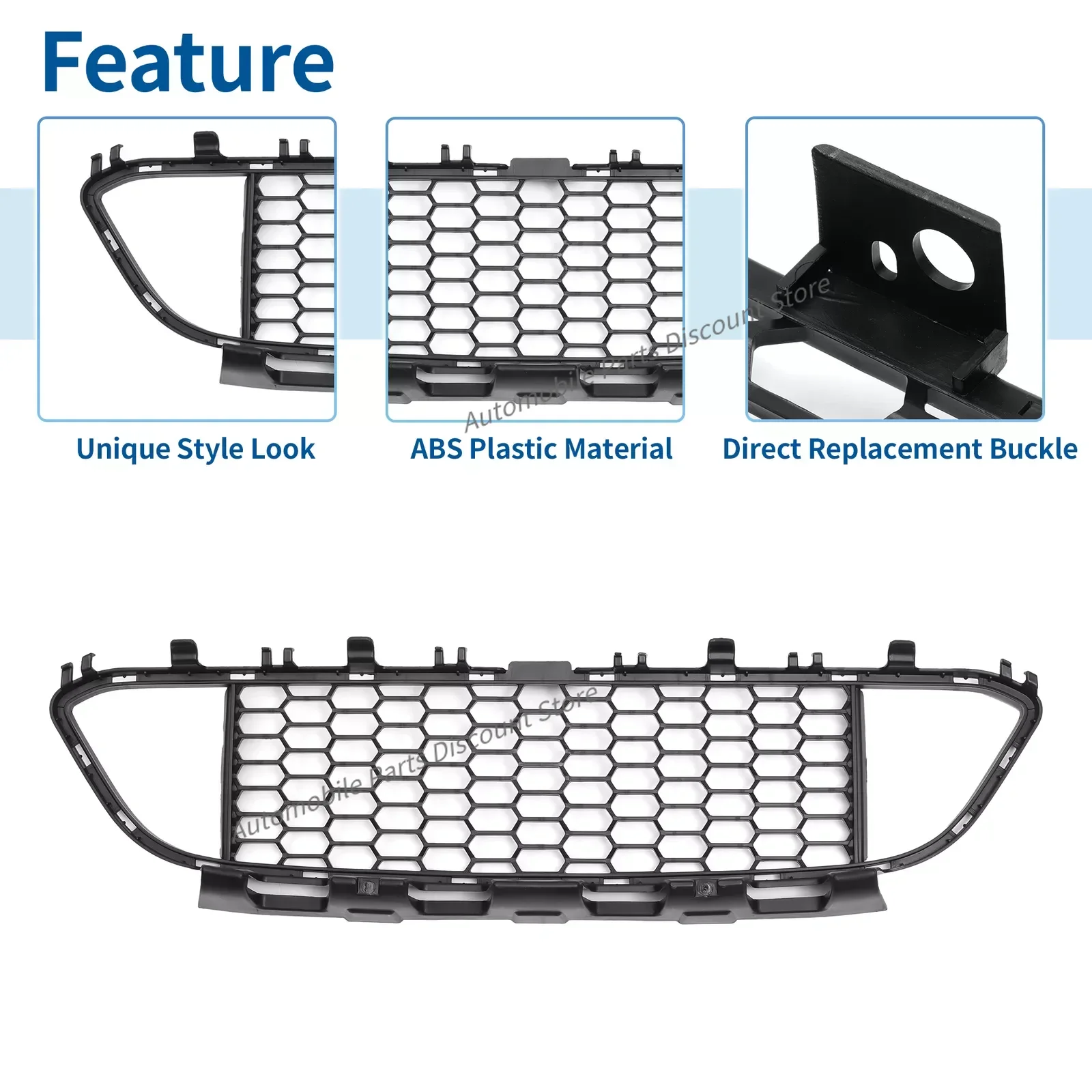 for 2012- F30 F31 BMW 320 328 330 335 340 ActiveHybrid 3 Front Bumper Center Grille Insert 51118054132 51118068124