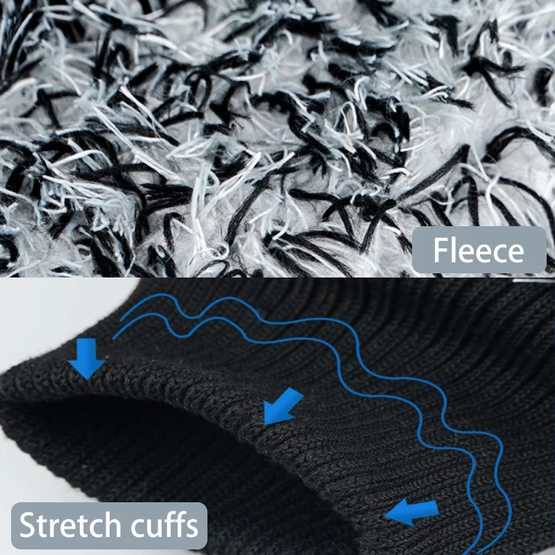 Car Wash Microfiber Chenille Gloves Thick Car Cleaning Mitt Wax Detailing Waterproof Brush Auto Care Double-faced Glove SEAMETAL microfiber car mitt car cleaning gloves microfiber cleaning gloves microfiber washing gloves microfiber gloves