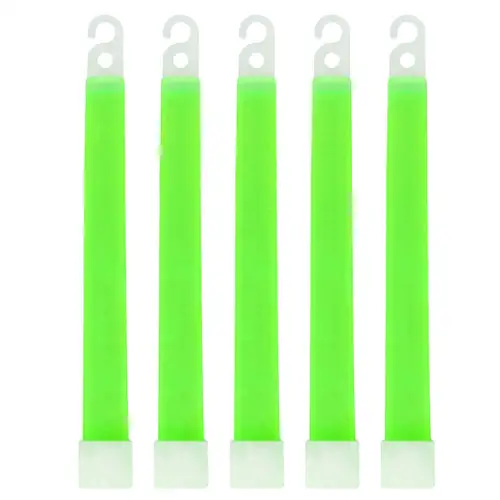 5pcs 6 Inch Camping Glow Sticks Waterproof Non-toxic Hiking Camping Equipment Outdoor Emergency Glow Sticks with Hook - Image 9