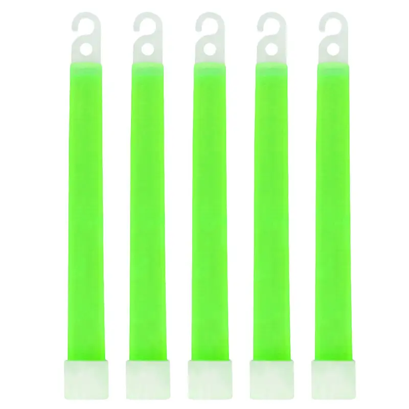 5pcs 6 Inch Camping Glow Sticks Waterproof Non-toxic Hiking Camping Equipment Outdoor Emergency Glow Sticks with Hook - Image 9