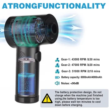 Portable Air Duster for Computer Cleaning