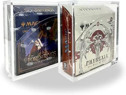 Acrylic Display Case with UV Protection and Magnetic Lid for Magic The Gathering Cards (MTG)