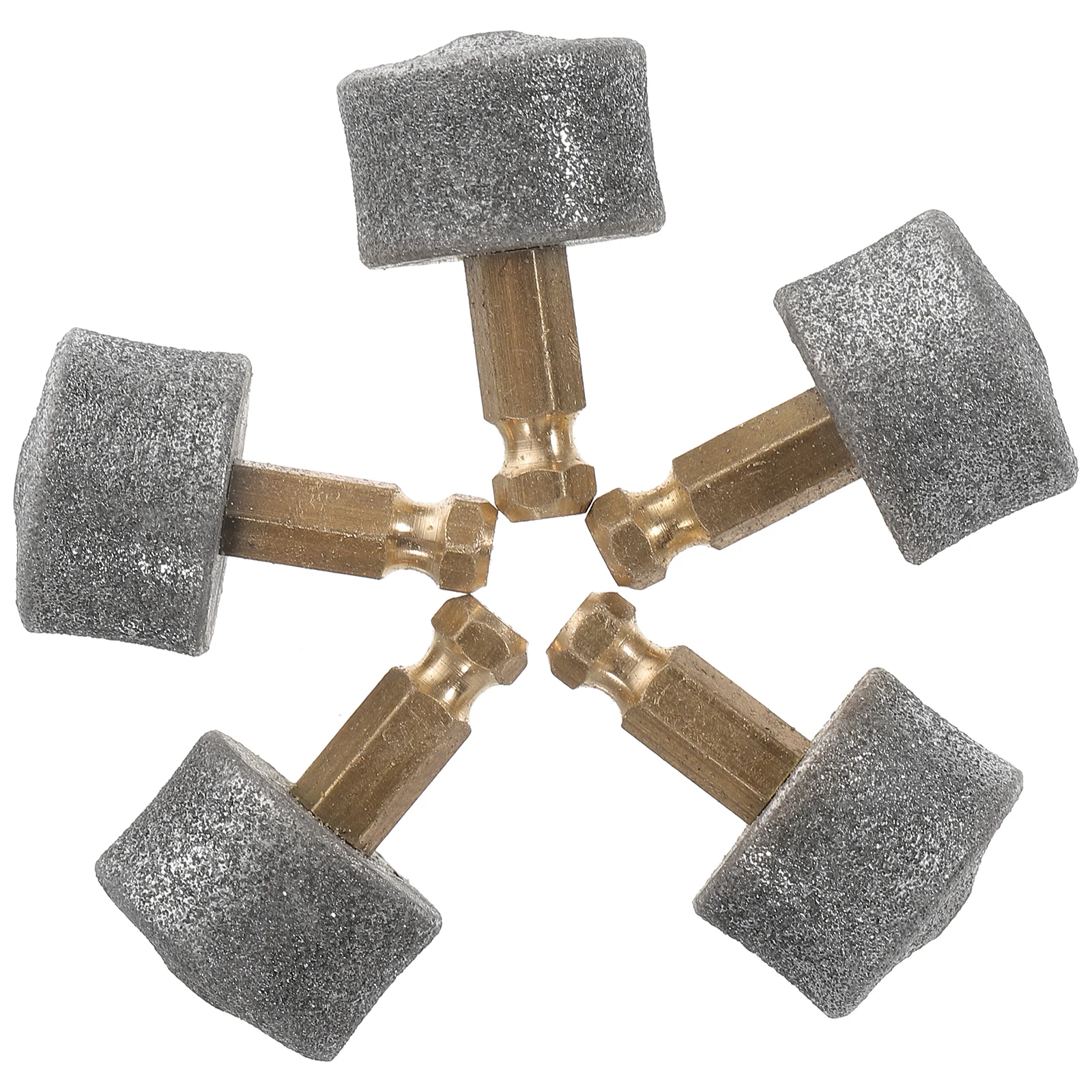 

5 Pcs Manual Nail Polisher Replacement Head Files Grinder Tips Metal Pet Accessories