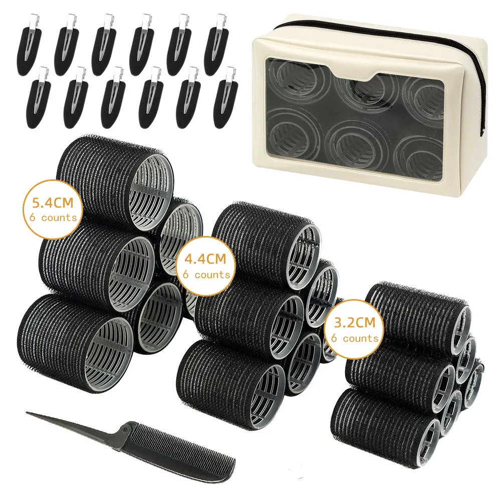 Air Bangs Curling Tube Large Cosmetic Bag Curler Set Bangs Curling Hair Diva hair styling tool hair curling tools