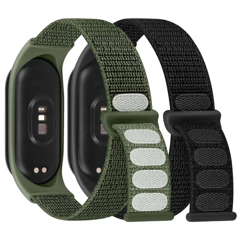 Nylon Sport Bracelet Set - Adjustable Wristband Replacement Straps in Assorted Colors