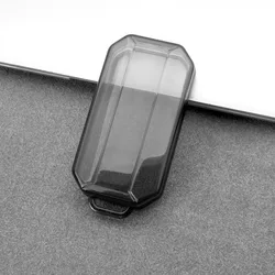 Premium TPU Remote Car Key Case Cover - Sleek Protective Accessory (Transparent Black)