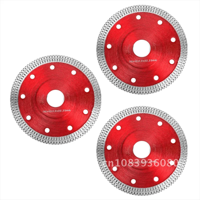 

Diamond Saw Blades 3pcs Ultra Thin Cutting Blades 115mm/4.5" for Angle Grinder Tile Saw Cutting Tile Granite Marble Ceramics
