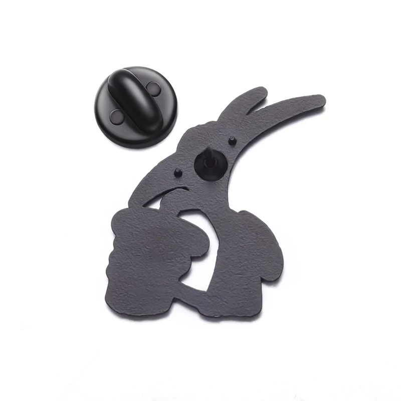 Cartoon Anime Herkules Panik trinken Soda Brosche Emaille Pin benutzer definierte kreative Tier Abzeichen Revers Shirt Zubehör Schmuck Geschenk – Detail 3