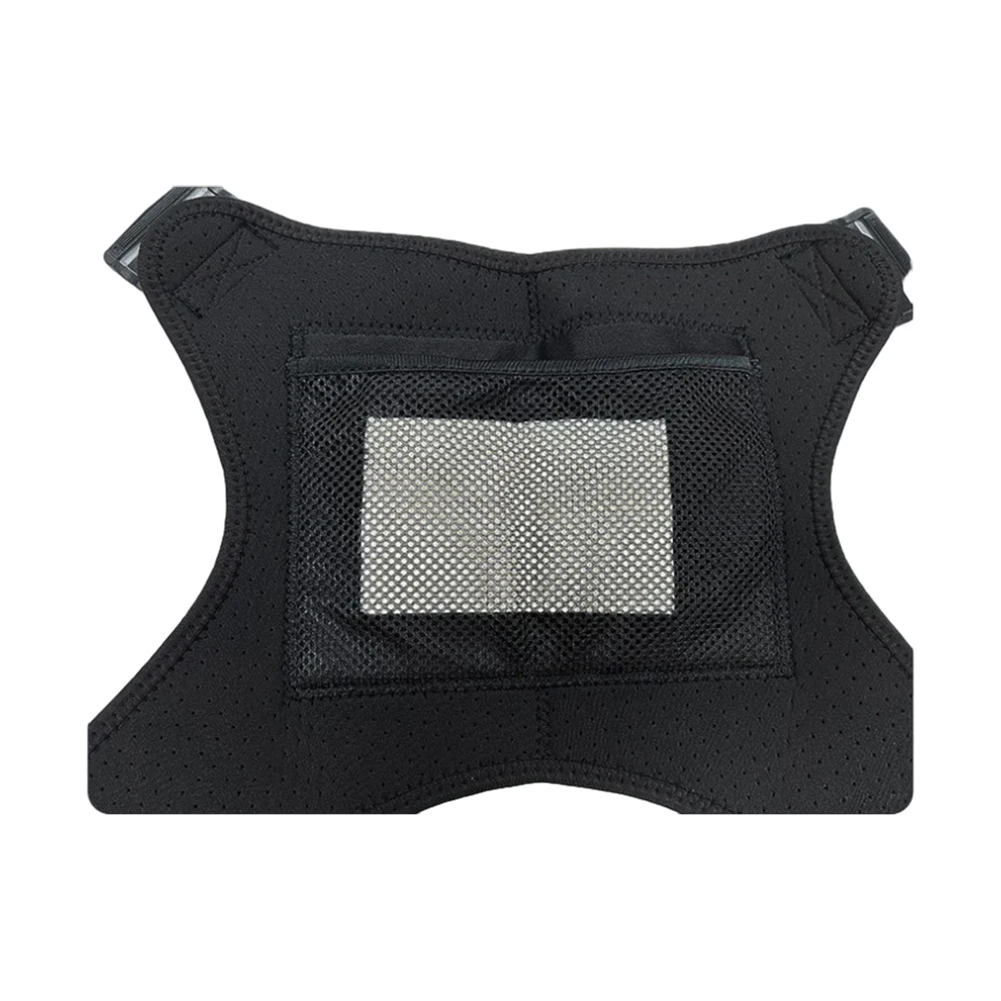 Unisex Heated Shoulder Brace 3 Heat Settings Electric Neoprene Shoulder Strap Rechargable with String Bag for Frozen
