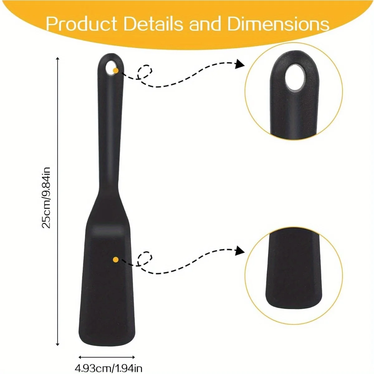 2 Pcs Small Omelette Spatula, Turner, Silicone Thin Egg Flipper, Spatula, Red Heat Resistant Non Stick Cooking Spatula For Omele