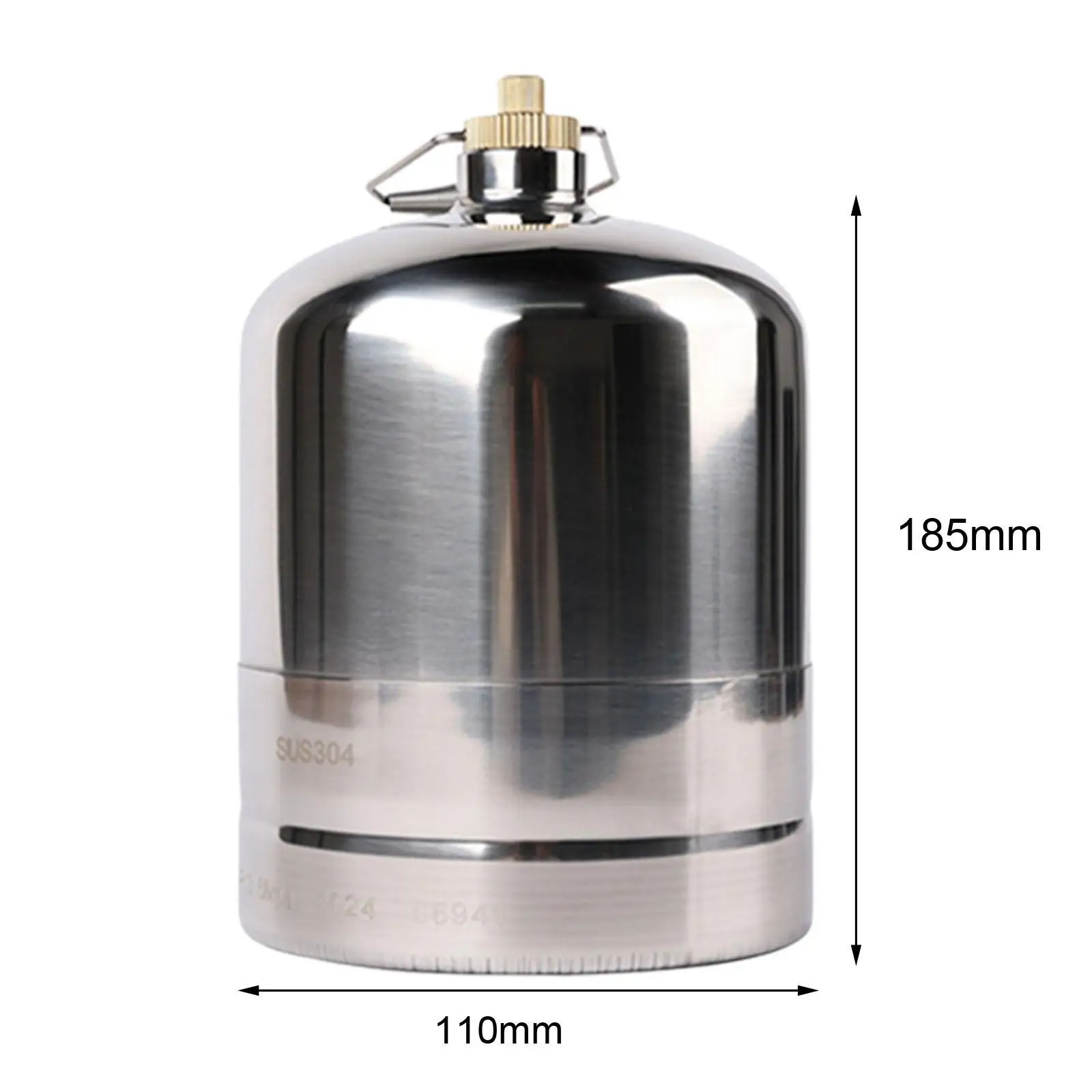 Stainless Steel Gas Bottle Inflatable Cylinder Gas Tank Fishing Fuel Boat Gas Stainless Steel Gas Bottle Inflatable Cylinder Gas Tank Fishing Fuel Boat Gas