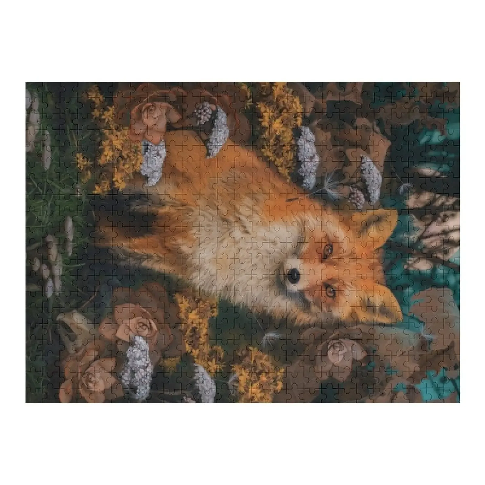 

The Fox Jigsaw Puzzle Custom Photo Custom Child Jigsaw For Kids Puzzle