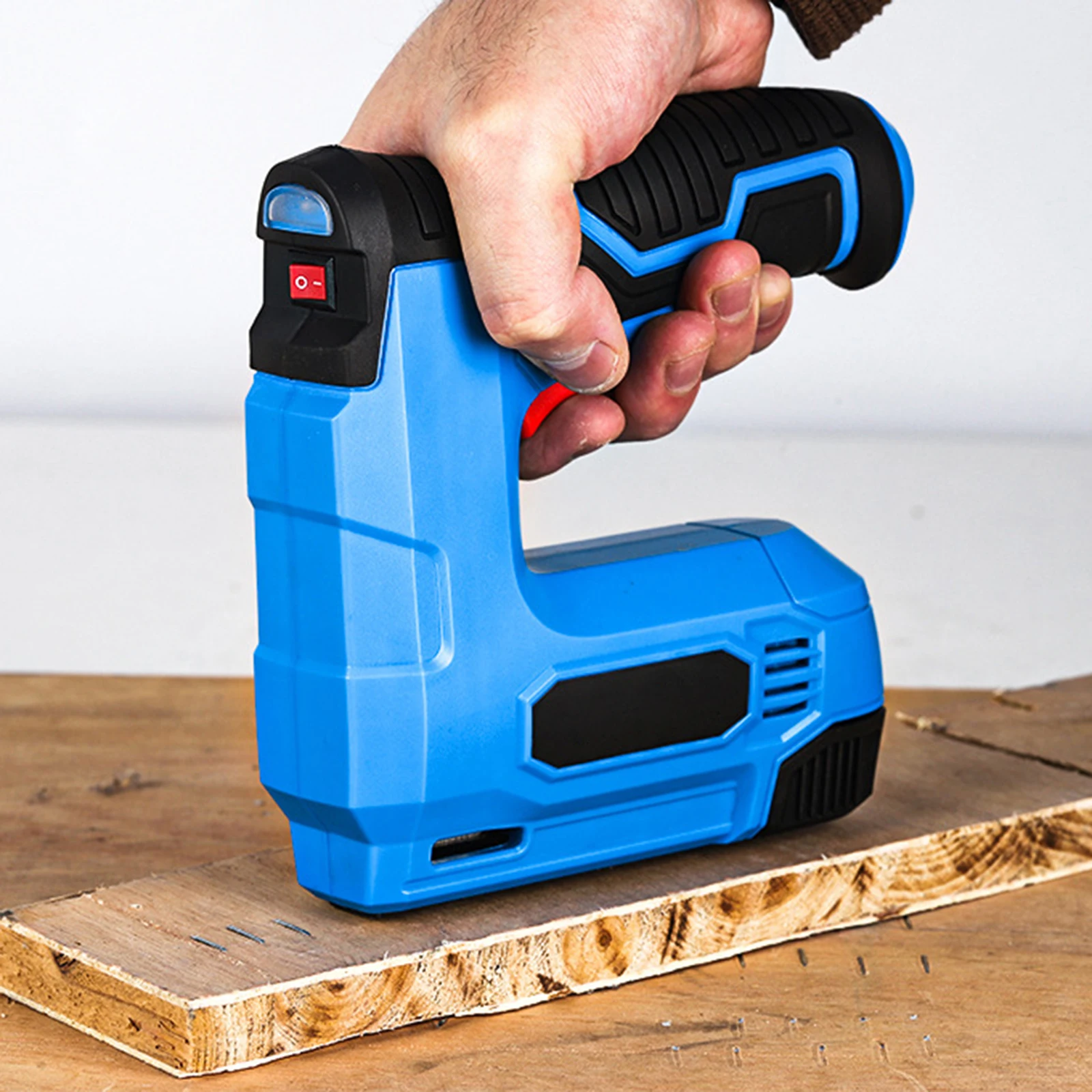 ElectricNailGunWirelessElectricNailerStaplerPortableStraight