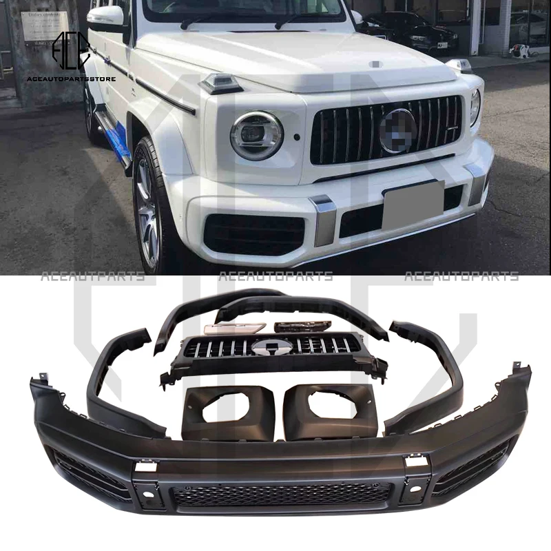 

New W464 2019 Body kit for Benz G55 G500 facelift Upgrade to G63 model pp body kit