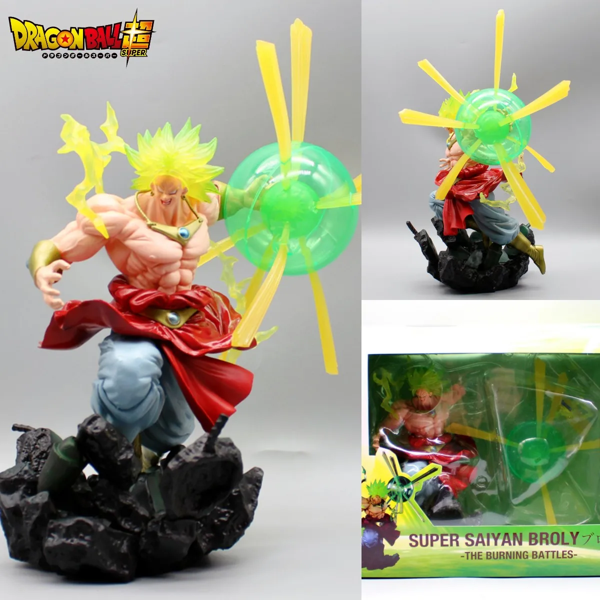 Nuovo 28Cm Dragon Ball Z Broly Figure Gk Wcf Dbz Action Figures Statuetta In Pvc Modello Da Collezione Doll Room Decor Toys Gift