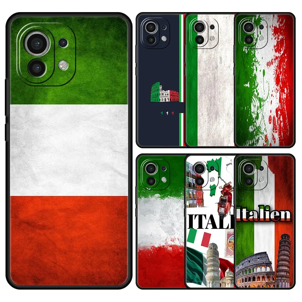 Italian Flag Design Phone Case Cover