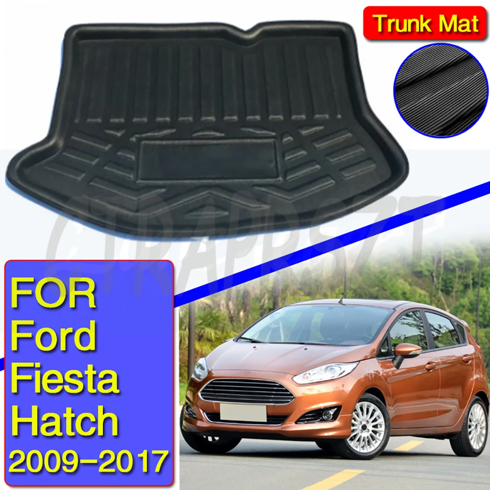 

Fit For Ford Fiesta 2009 2010 2011 2012 2013 2014 2015 2016 2017 Hatchback Boot Liner Rear Trunk Mat Cargo Tray Floor Carpet