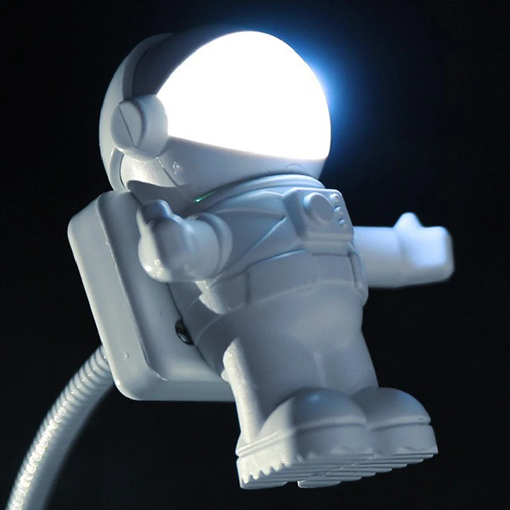 USB Lights Creative Astronaut Night Light Portable LED Reading Desk Lamp For Laptop Power Bank Notebook PC Computer