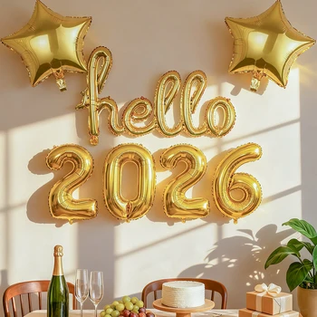 Hello 2026 Balloon Set 1