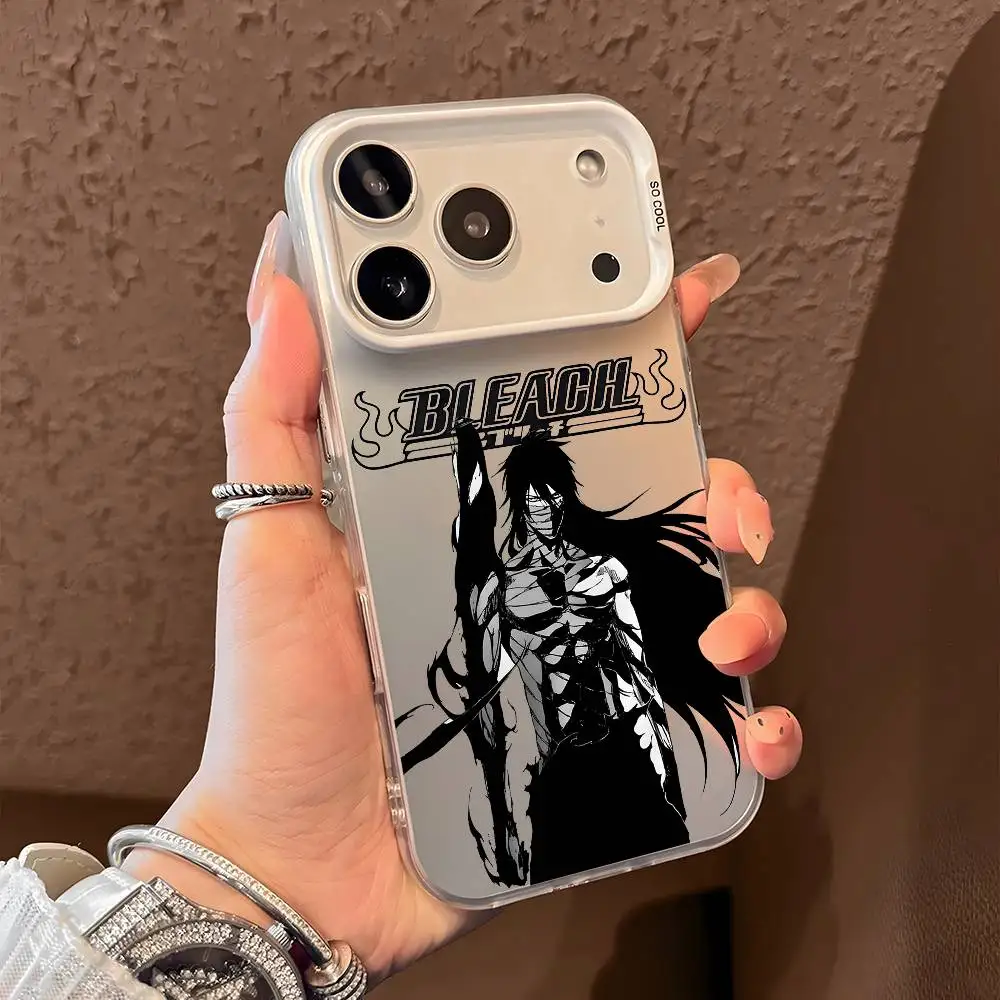 Anime-Inspired Kurosaki Multicolor Matte Metallic Aurora Phone Case