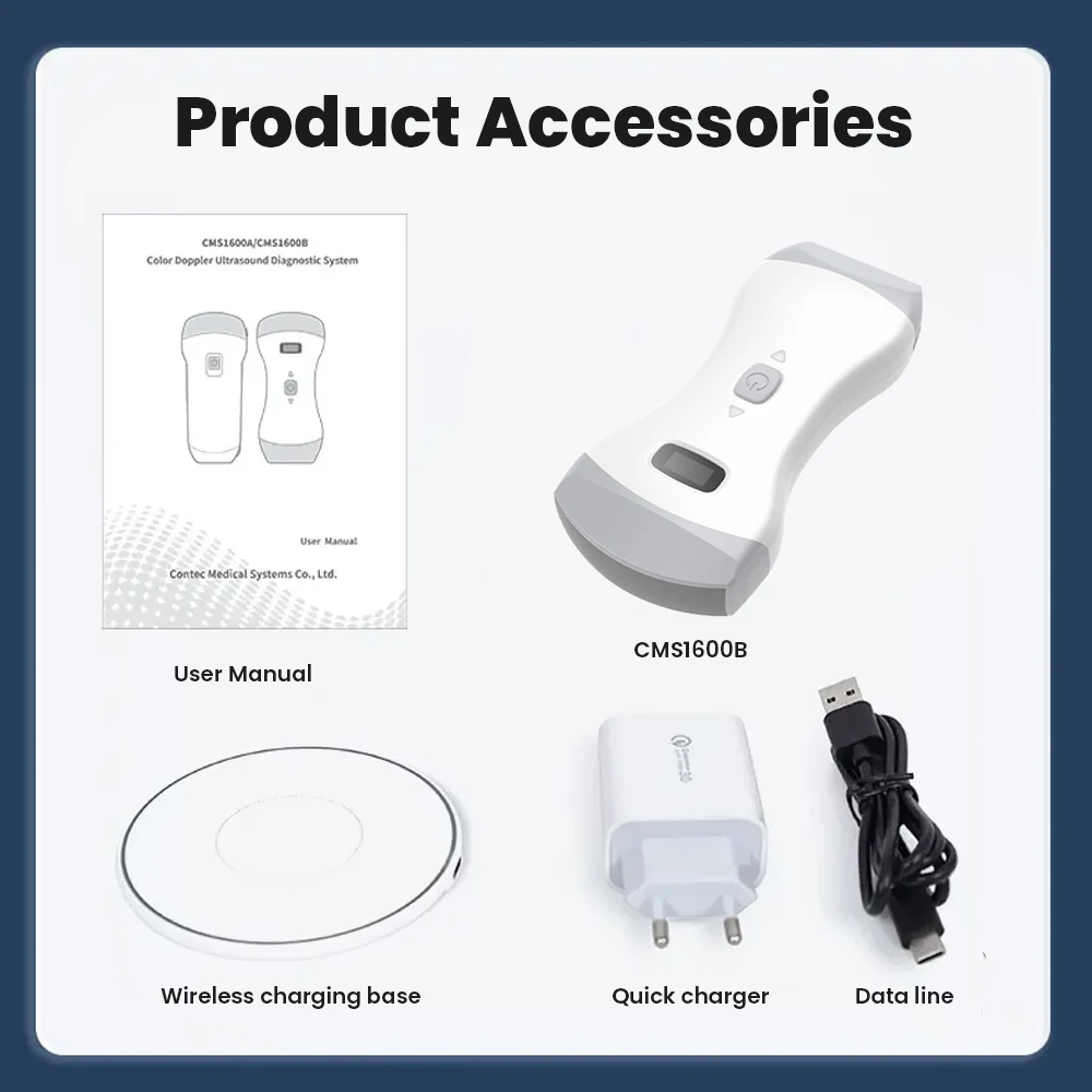 Wireless Veterinary Ultrasound Machine WIFI Ultrasound Scanner machine For Anima