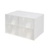 Set of 24 Stackable Shoe Boxes with Clear Covers, DIY Installation & Large Capacity 3