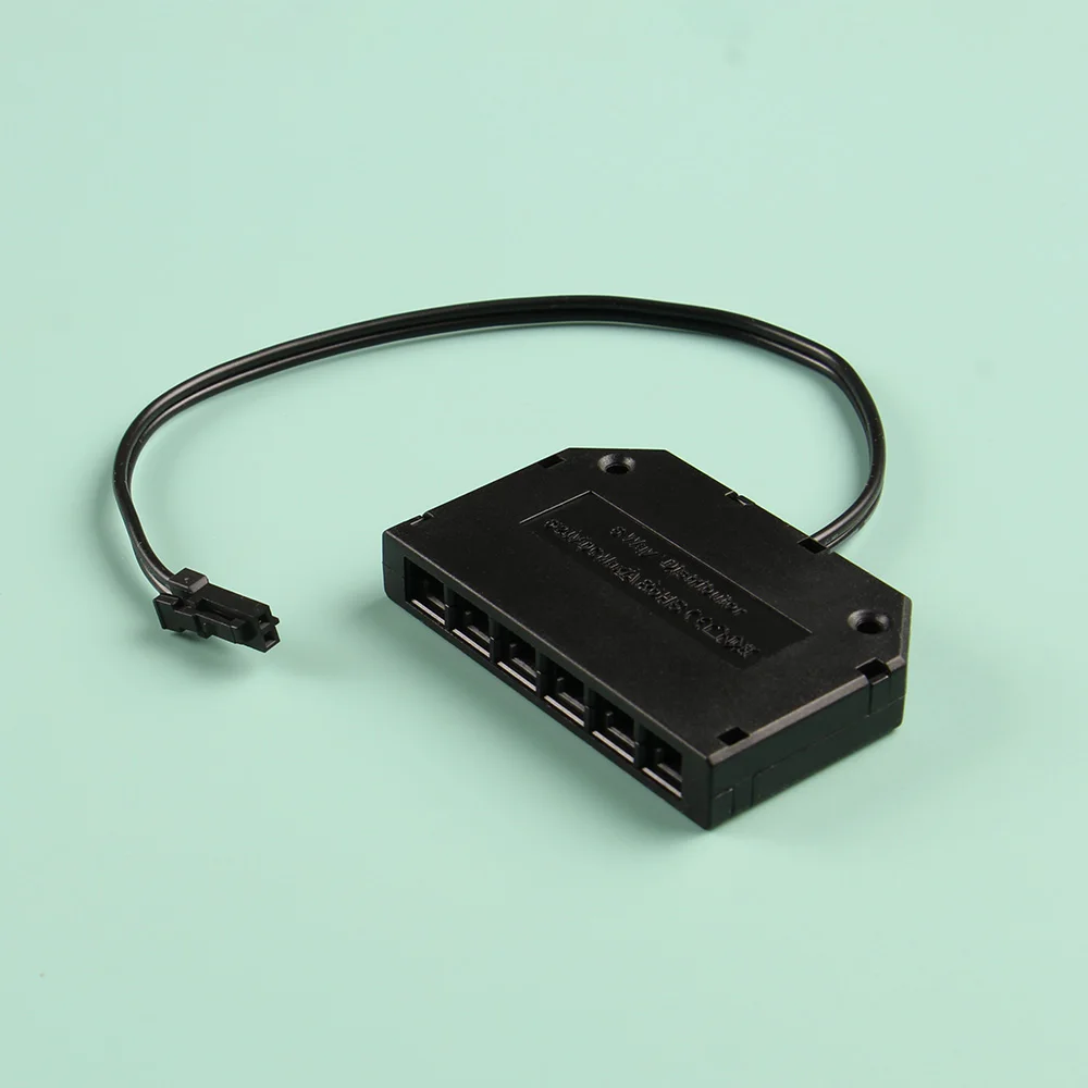 Electrical Distribution Box Electrical Box 3/6 Way Power Distribution Block DC 5V 12V 24V Splitter 3/6 Output Outlet Distributor with Dupont Terminal Port