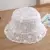 Foldable Simple Korean Flower Hollow Summer Hat Mesh For Women Basin Sun Cap Female Hats Lace Bucket Hat Sun Hat 8