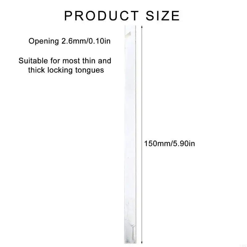 Home Security Door Strikes Adjuster Tool Steel Door Tweaker Wrench Easy Bend Plate Wrench 150mm Length for Gaps Reduction