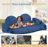 Modular Kids Sensory 12pc Certified Convertible Sectional Sofa