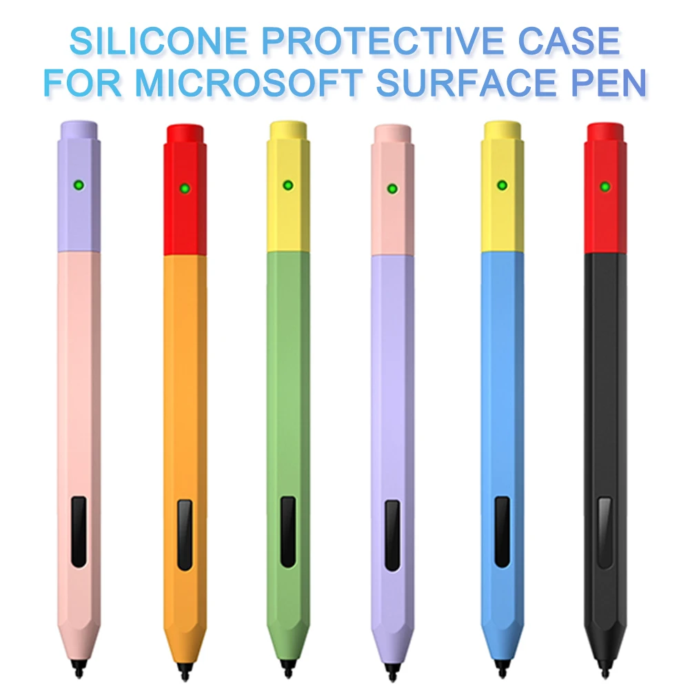 For Microsoft Surface Pen Silicone Protective Case Stylus Pen Case