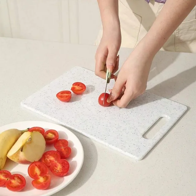 Marble Texture Antibacterial PP Cutting Board – Dishwasher Safe 4