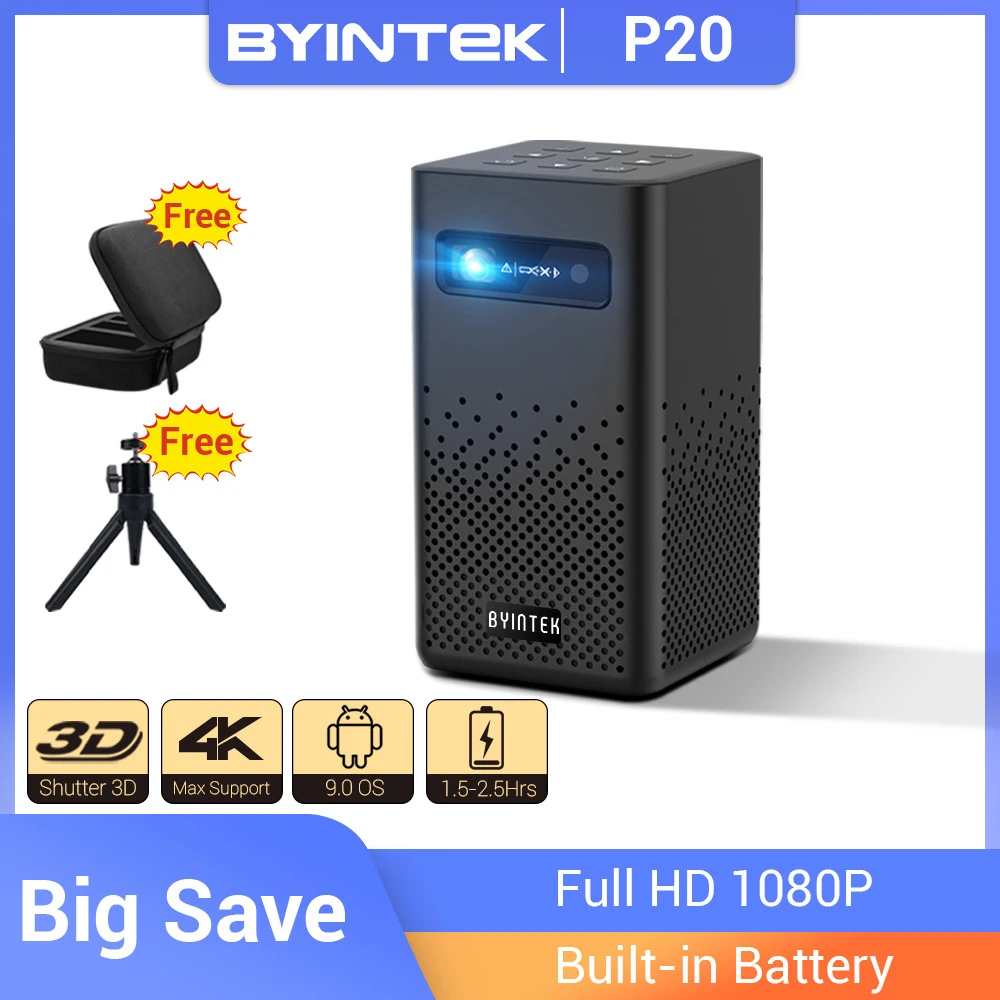Byintek P70 Android スマートプロジェクター Byintek P7 Android