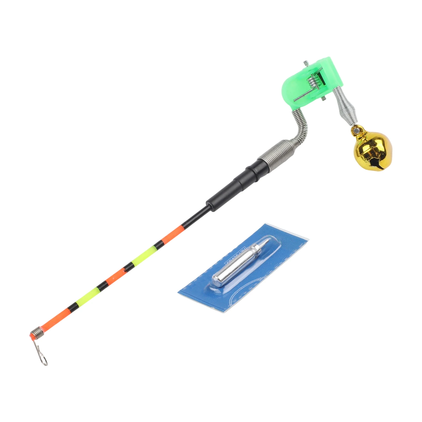 Flotteur alarme étanche avec LED indicateur de touche - lumière changeante pour pêche nocturne avec pile incluse