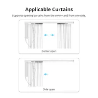 Zemismart Matter WiFi Smart Electric Curtain Motor with Sliding Track, Works with Alexa Google Home Apple HomeKit Tuya App - Image 6