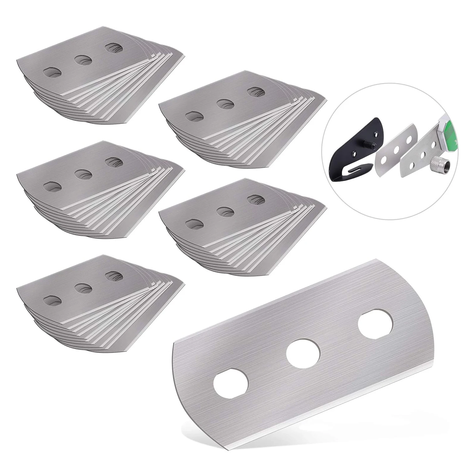 EHDIS Doppelklingen-Vinylschneider mit 4-Breiten-Abstandhalterstreifen, Schneidemesser für Carbonfolie, Tapeten-Styling und Schneidewerkzeug – Detail 28