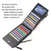 Casual Multi-Card Double Zipper Long Men's Wallet Multi-Function Ultra-Thin Bank Card Holder Large Capacity Bifold Clutch Bag 3