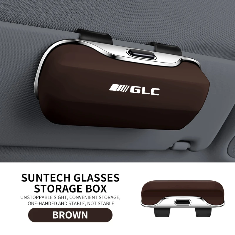 Car Sun Visor Sunglasses Holder and Protective Eyewear Case