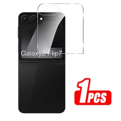 Enhanced 5 - in - 1 Camera and Screen Protector Set with Tempered Glass and Hydrogel Film - Galaxy Z Flip 7 (1 Front Glass)