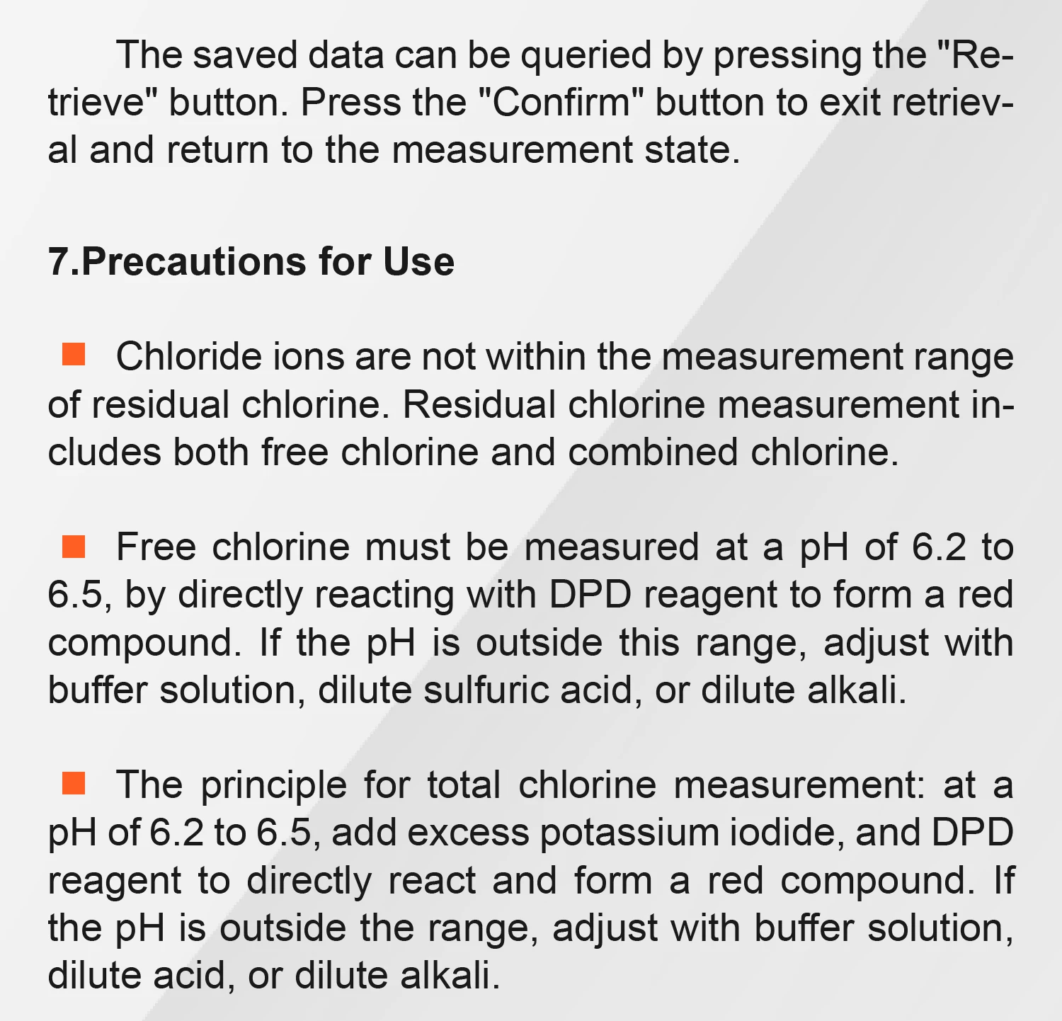 ZYL Residual Chlorine Meter 0-5mg/L 0.01 Accuracy Portable Tester for Tap Water