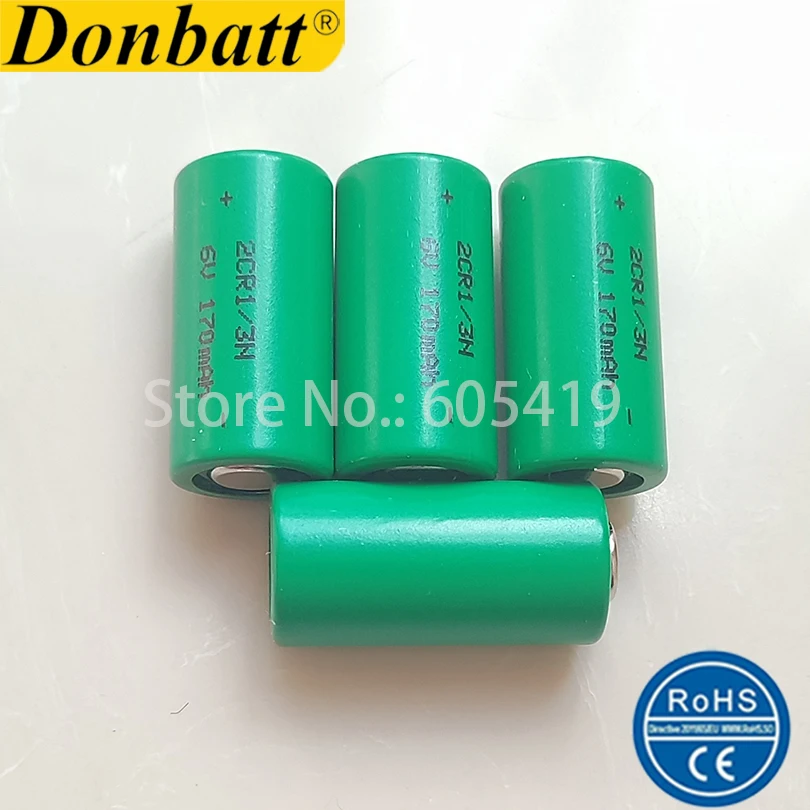2pcs/lot 6V 2CR1/3N 170mAh Lithium battery PX28L 28L 2CR11108 4LR44 lithium battery